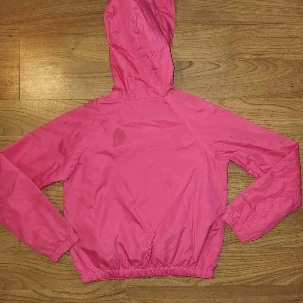 Children's Place Hot Pink Windbreaker || Girls sz 10/12